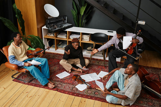 music group practicing